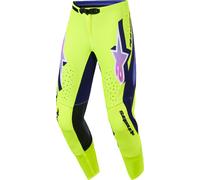 Alpinestars Supertech Vista Motocross Pants, purple-yellow, size 30 for Men