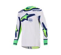 Alpinestars Supertech Vista MX Jersey Grey/Yellow/BlueS Grey,Yellow,Blue