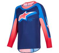 Alpinestars Supertech Vista Youth Motocross Jersey, dark blue, size L