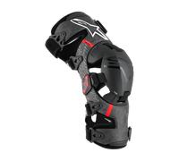 Alpinestars Supertech RK-10 Plasma Knee Braces, black-red, size L for Men