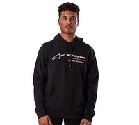 Alpinestars Sweatshirt for Men and Women Hooded Sweatshirt Comfort Regular Fit - Sport Style Black/White