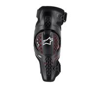 Alpinestars SX-1 Plasma Knee Protector Black Red Cool Grey MX Motocross Off-Road