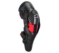 alpinestars SX-1 Plasma, Pair Knee Protectors unisex Black/Red/Grey, XL