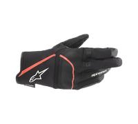 Alpinestars Syncro V2 Drystar Waterproof Motorbike Gloves - Black / Red Fluo