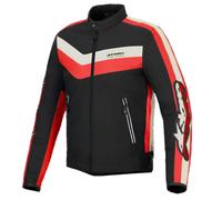 ALPINESTARS T-DYNO WR MOTORBIKE MOTORCYCLE JACKET - BLACK BRIGHT RED ECRU