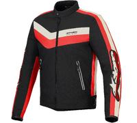Alpinestars T-Dyno WR Motorbike Motorcycle Textile Jacket - Black / Red / Ecru