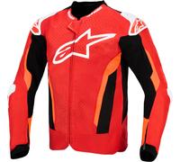 Alpinestars T-GP Air perforated Motorcycle Textile Jacket, black-red, size 2XL for Men