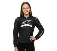 Alpinestars Stella T-GP Plus R V4 Airflow Ladies Motorcycle Textile Jacket, black/white, size XXL