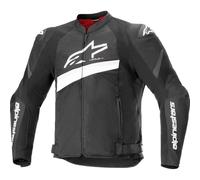 Alpinestars T-GP Plus R V4 Airflow perforated Motorcycle Textile Jacket, black-white, size M for Men