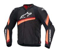 Alpinestars T-GP Plus R V4 Motorcycle Textile Jacket, black/neon red, size XXL
