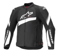 Alpinestars T-GP Plus R V4 Motorcycle Textile Jacket, black-white, size L for Men