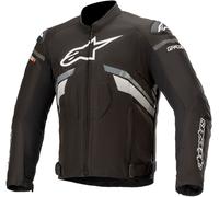 Alpinestars T-GP Plus V3 Motorcycle Textile Jacket, black-grey-white, size S for Men