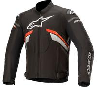 Alpinestars T-GP Plus V3 Motorcycle Textile Jacket, black-white-red, size S for Men