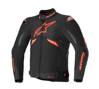 Alpinestars T-GP R V3 Drystar waterproof Motorcycle Textile Jacket, black-white-red, size S for Men