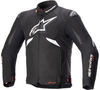Alpinestars T-GP R V3 Drystar waterproof Motorcycle Textile Jacket, black-white, size M for Men