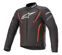 Alpinestars T-Jaws V3 Waterproof Motorcycle Textile Jacket, black-red, size S for Men