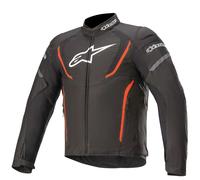 Alpinestars T-Jaws V3 Waterproof Motorcycle Textile Jacket, black-red, size 2XL