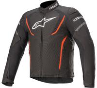 Alpinestars T-Jaws V3 Waterproof Motorcycle Textile Jacket, black/red, size S