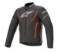 Alpinestars T-Jaws V3 Waterproof Motorcycle Textile Jacket, black-red, size 2XL