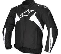 Alpinestars T-Jaws V4 waterproof Motorcycle Textile Jacket, black/white, size XL