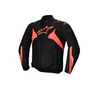 Alpinestars T-Jaws V4 waterproof Motorcycle Textile Jacket, black-red, size M for Men