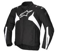Alpinestars T-Jaws V4 waterproof Motorcycle Textile Jacket, black/white, size S