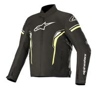 Alpinestars T SP 1 Motorcycle Waterproof Textile Jacket Black / Fluo Yellow