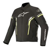 Alpinestars T-SP-1 waterproof Motorcycle Textile Jacket, black-white-yellow, size M for Men