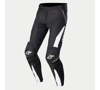 Alpinestars T-SP R Drystar waterproof Motorcycle Textile Pants, black-white, size 4XL for Men