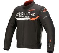 Alpinestars T-SP S Ignition Waterproof Motorcycle Textile Jacket, black/white/red, size 3XL