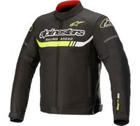 Alpinestars T-SP S Ignition Waterproof Motorcycle Textile Jacket, black-yellow, size 2XL for Men