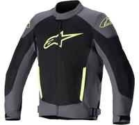 Alpinestars T-SP X Superair Motorcycle Textile Jacket, black/grey/yellow, size XL