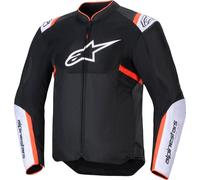 Alpinestars T-Sps Air V2 Motorcycle Textile Jacket, black-white-red, size XL for Men