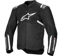 Alpinestars T-SPS AIR V2 Motorcycle Sports Vented Textile Jacket (Black/White)