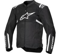Alpinestars T-SPS Air V2 Textile Motorcycle Summer Jacket - Black / White