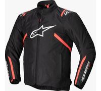 Alpinestars T-SPS V2 waterproof motorcycle textile jacket, black-red, size S for Men