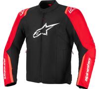 Alpinestars T-SPS V2 waterproof motorcycle textile jacket, black-red, size S for Men