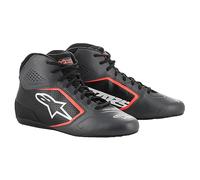 ALPINESTARS TECH-1 K START V2 SHOES - ASPH BLK ONG FL - 4.5