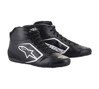 ALPINESTARS TECH-1 K START V2 SHOES - BLACK/WHITE - 12