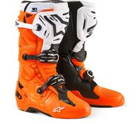 Alpinestars Tech 10 Enduro Motocross Boots, black-orange, size 42 for Men