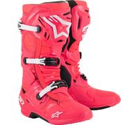 Alpinestars Tech 10 Limited Edition Motocross MX Boots Diva Pink / White