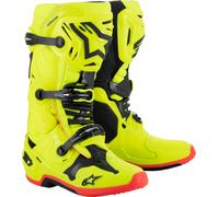 Alpinestars Tech 10 Motocross Boots, black-red-yellow, size 40 41 for Men
