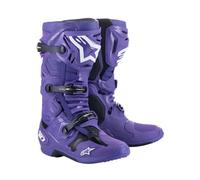 ALPINESTARS TECH 10 MX BOOTS ULTRAVIOLET BLACK MOTOCROSS OFF-ROAD