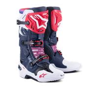 Alpinestars Tech 10 Supervented MX Boots Night Navy/White/Rainbow48 Night Navy,White,Rainbow