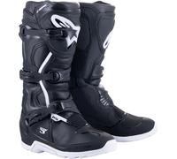 Alpinestars Tech 3 Enduro waterproof Motocross Boots, black-white, size 43