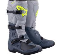 Alpinestars Tech 3 Moto Motocross Off-Road MX Boots Grey / Grey