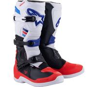 Alpinestars Tech 3 Motocross Boots, black-white-red-blue, size 38 for Men