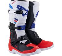 Alpinestars Tech 3 Motocross Enduro Boots White/Red/Black/Blue