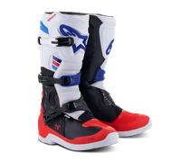 Alpinestars Tech 3 Motocross Boots, black-white-red-blue, size 42 for Men