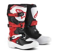 Alpinestars Tech 3S Youth Motocross Boots, black-white-red, size 3 35